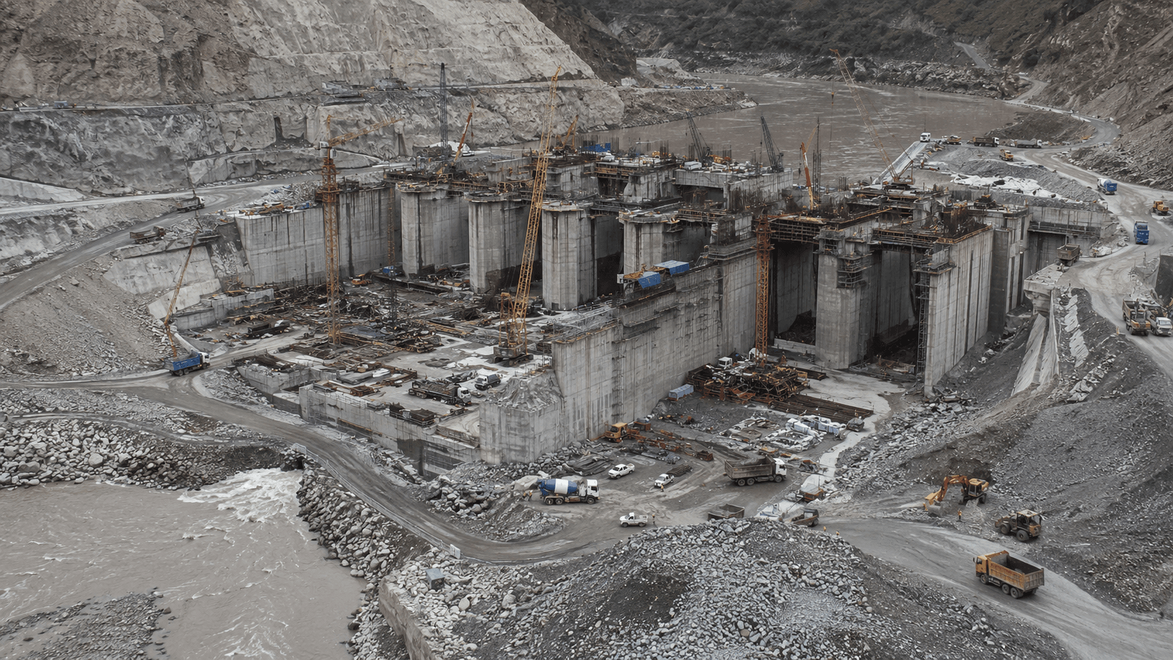Dam Construction Supervision: Visual Proof for Large Infrastructure Projects